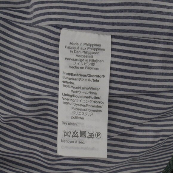 NWT J Crew Parke Blazer Womens 0 Moon British Herringbone Wool One Button green - Picture 13 of 14